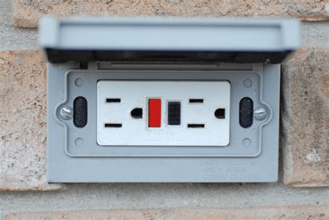 outdoor ground fault outlet